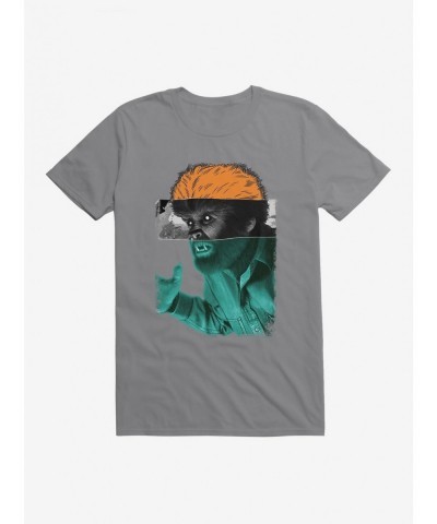 Fashion Universal Monsters The Wolf Man Portrait Mash Up T-Shirt $7.65 T-Shirts