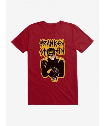 Trendy Universal Monsters Frankenstein Relaxed Hands T-Shirt $8.22 T-Shirts