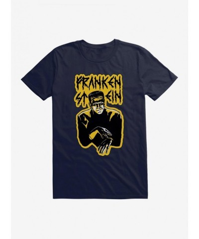 Trendy Universal Monsters Frankenstein Relaxed Hands T-Shirt $8.22 T-Shirts