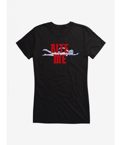 Low Price Jaws Bite Me Girls T-Shirt $6.57 T-Shirts