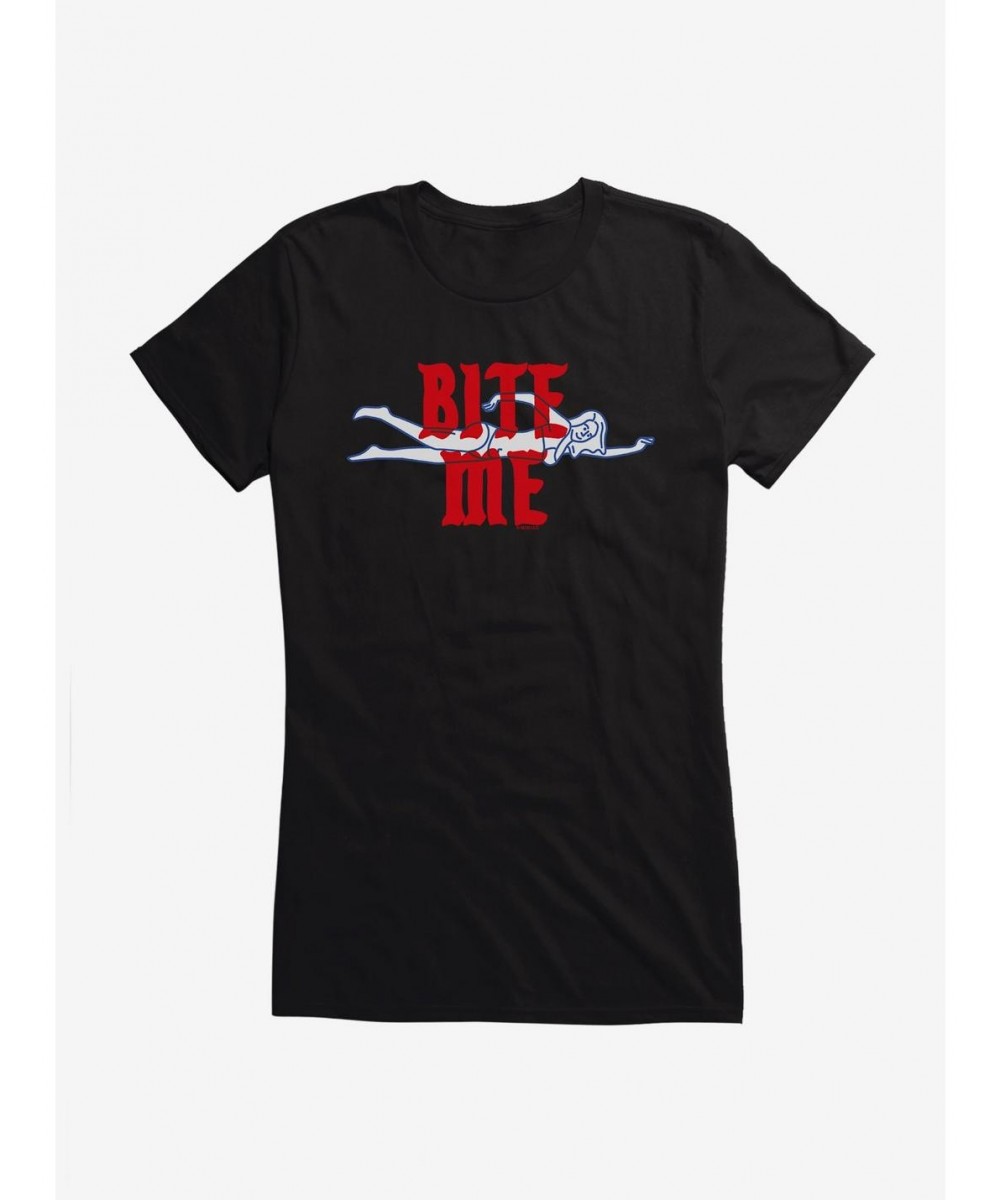 Low Price Jaws Bite Me Girls T-Shirt $6.57 T-Shirts