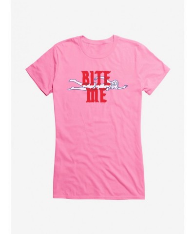 Low Price Jaws Bite Me Girls T-Shirt $6.57 T-Shirts