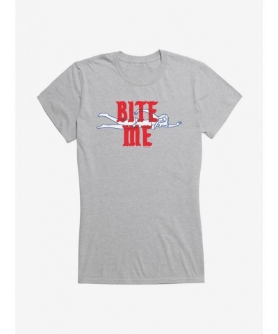 Low Price Jaws Bite Me Girls T-Shirt $6.57 T-Shirts