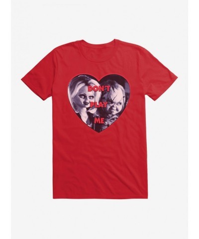 Limited-time Offer Chucky Tiffany Don't Play Me T-Shirt $7.84 T-Shirts