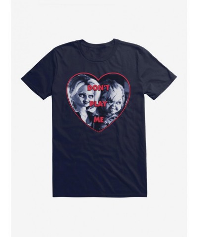 Limited-time Offer Chucky Tiffany Don't Play Me T-Shirt $7.84 T-Shirts