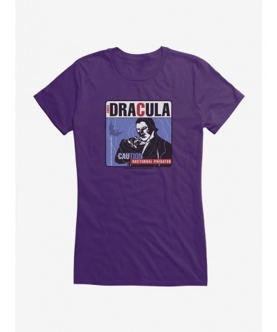 Limited-time Offer Dracula Nocturnal Predator Girls T-Shirt $6.77 T-Shirts