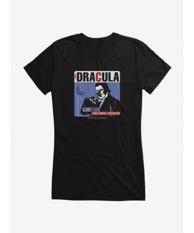 Limited-time Offer Dracula Nocturnal Predator Girls T-Shirt $6.77 T-Shirts