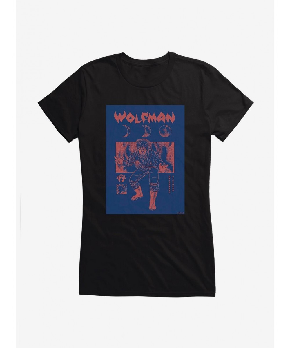 Flash Sale The Wolf Man Glare Girls T-Shirt $8.57 T-Shirts