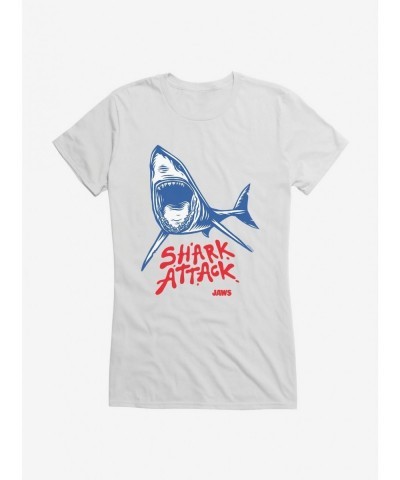 Exclusive Price Jaws Shark Attack Girls T-Shirt $5.98 T-Shirts