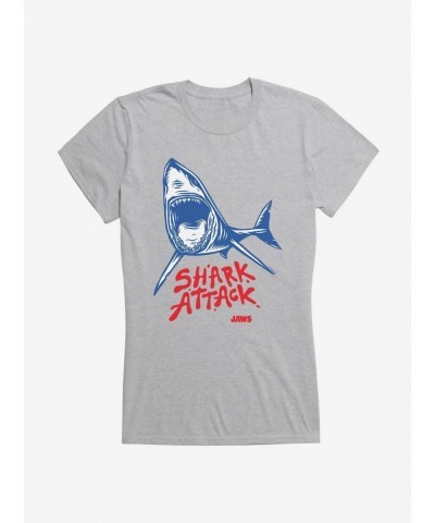 Exclusive Price Jaws Shark Attack Girls T-Shirt $5.98 T-Shirts