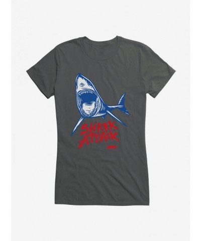 Exclusive Price Jaws Shark Attack Girls T-Shirt $5.98 T-Shirts