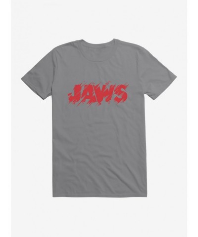 Festival Price Jaws Classic Thrash Title Script T-Shirt $8.22 T-Shirts