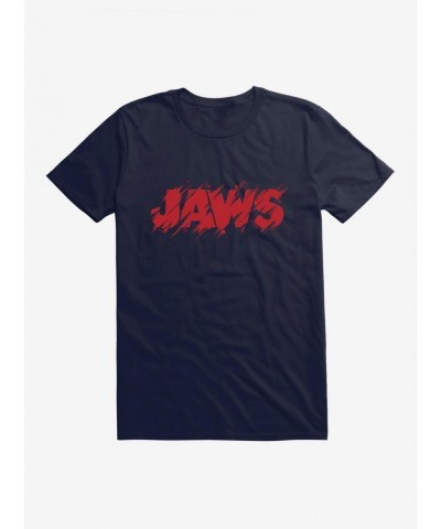 Festival Price Jaws Classic Thrash Title Script T-Shirt $8.22 T-Shirts