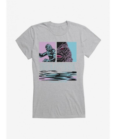 Bestselling Creature From The Black Lagoon Pastel Pop Art Girls T-Shirt $8.17 T-Shirts