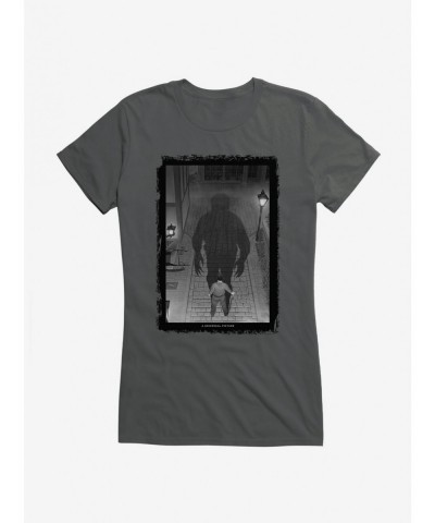 Trendy The Wolf Man Black And White Inner Wolf Girls T-Shirt $5.98 T-Shirts