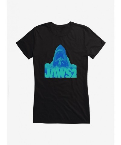 Festival Price Jaws 2 Script Imagery Girls T-Shirt $9.96 T-Shirts