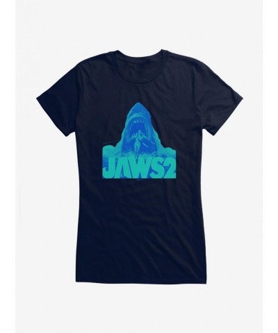 Festival Price Jaws 2 Script Imagery Girls T-Shirt $9.96 T-Shirts