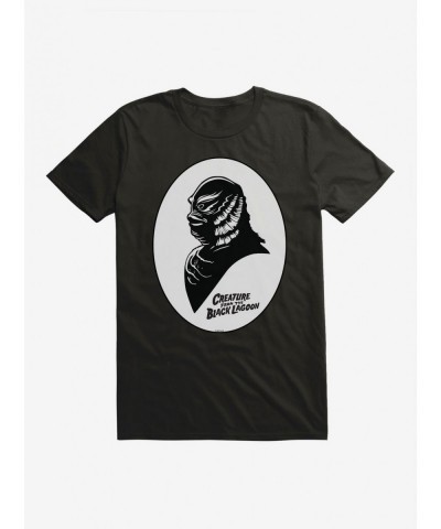 Limited-time Offer Universal Monsters The Creature From The Black Lagoon Shadow Profile T-Shirt $6.88 T-Shirts