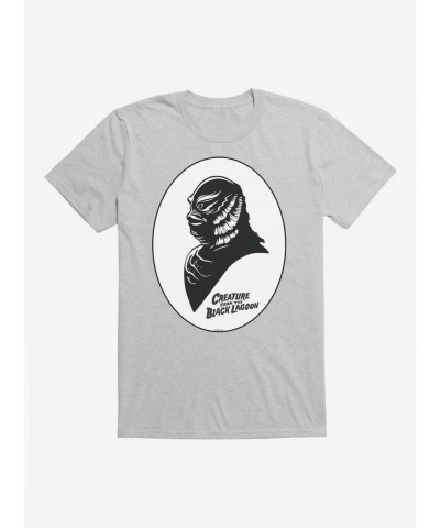 Limited-time Offer Universal Monsters The Creature From The Black Lagoon Shadow Profile T-Shirt $6.88 T-Shirts