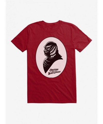 Limited-time Offer Universal Monsters The Creature From The Black Lagoon Shadow Profile T-Shirt $6.88 T-Shirts