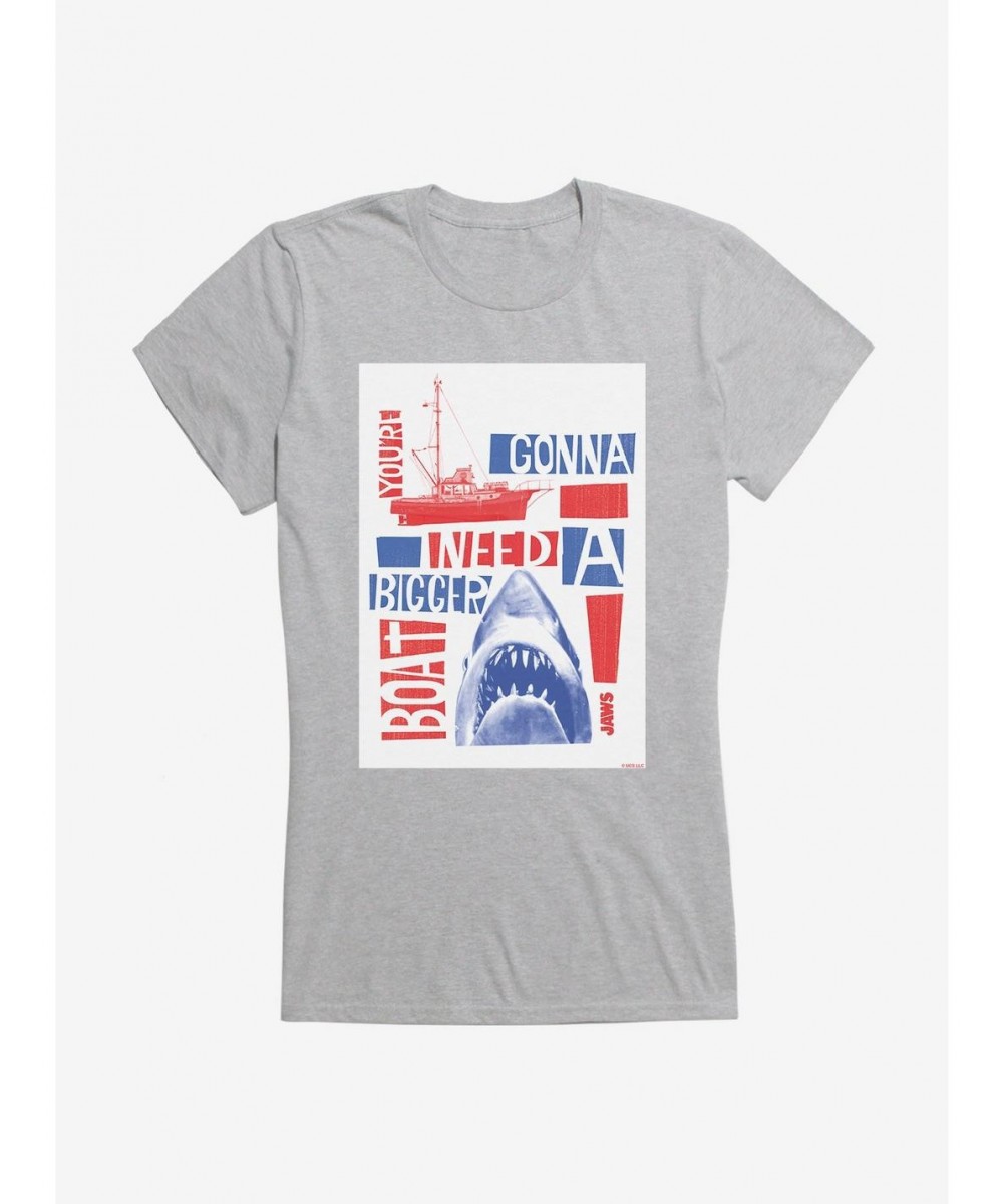 Exclusive Jaws Need a Bigger Girls T-Shirt $8.57 T-Shirts