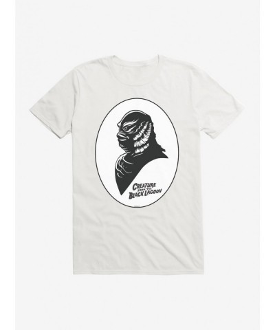 Limited-time Offer Universal Monsters The Creature From The Black Lagoon Shadow Profile T-Shirt $6.88 T-Shirts