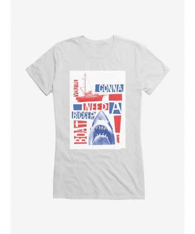 Exclusive Jaws Need a Bigger Girls T-Shirt $8.57 T-Shirts