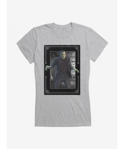 Seasonal Sale Universal Monsters Frankenstein In The Lab Girls T-Shirt $9.36 T-Shirts