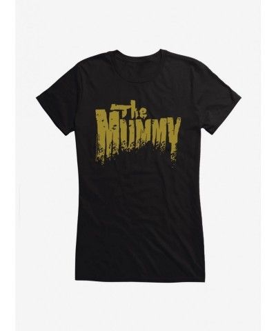 Huge Discount Universal Monsters The Mummy Worn Title Girls T-Shirt $6.37 T-Shirts