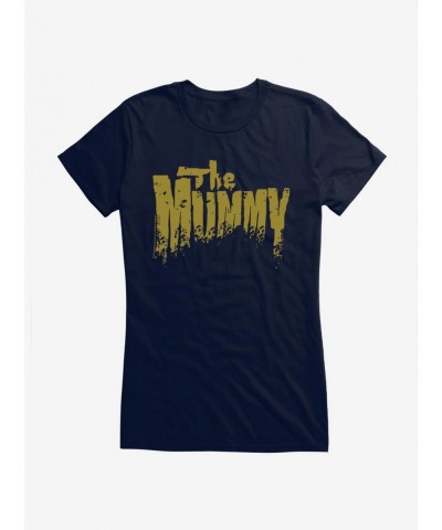 Huge Discount Universal Monsters The Mummy Worn Title Girls T-Shirt $6.37 T-Shirts