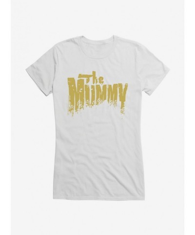 Huge Discount Universal Monsters The Mummy Worn Title Girls T-Shirt $6.37 T-Shirts