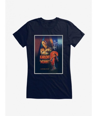 Clearance Universal Monsters The Mummy Laemmle Movie Poster Girls T-Shirt $6.57 T-Shirts