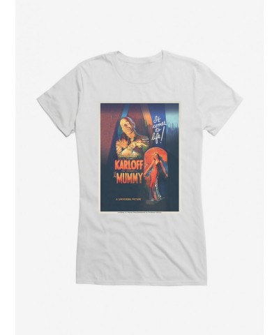 Clearance Universal Monsters The Mummy Laemmle Movie Poster Girls T-Shirt $6.57 T-Shirts