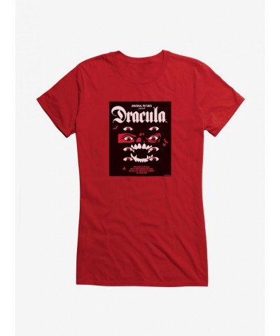 Exclusive Dracula Be Afraid Girls T-Shirt $8.76 T-Shirts