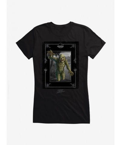 Cheap Sale Universal Monsters Creature From The Black Lagoon Out The Water Girls T-Shirt $9.16 T-Shirts