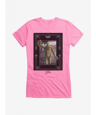 Cheap Sale Universal Monsters Creature From The Black Lagoon Out The Water Girls T-Shirt $9.16 T-Shirts