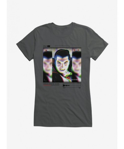 Fashion Universal Monsters Dracula Scan Detected Girls T-Shirt $9.16 T-Shirts