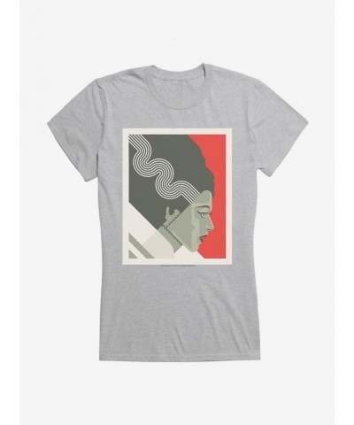 Low Price Universal Monsters Bride Of Frankenstein Simple Girls T-Shirt $9.36 T-Shirts