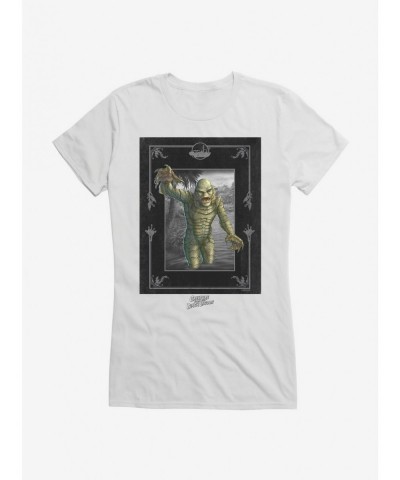 Cheap Sale Universal Monsters Creature From The Black Lagoon Out The Water Girls T-Shirt $9.16 T-Shirts