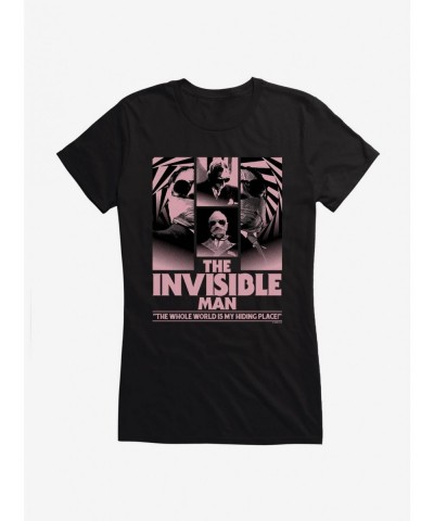 Unique The Invisible Man Hiding Place Girls T-Shirt $6.97 T-Shirts