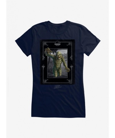 Cheap Sale Universal Monsters Creature From The Black Lagoon Out The Water Girls T-Shirt $9.16 T-Shirts