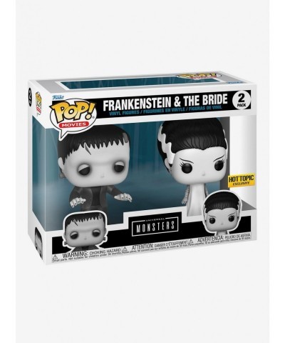 Wholesale Funko Universal Monsters Pop! Movies Frankenstein & The Bride Vinyl Figure Set $8.09 T-Shirts