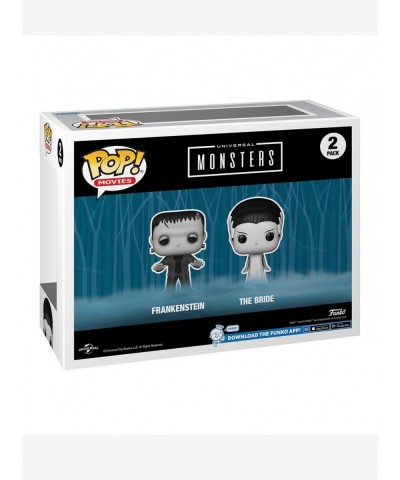 Wholesale Funko Universal Monsters Pop! Movies Frankenstein & The Bride Vinyl Figure Set $8.09 T-Shirts