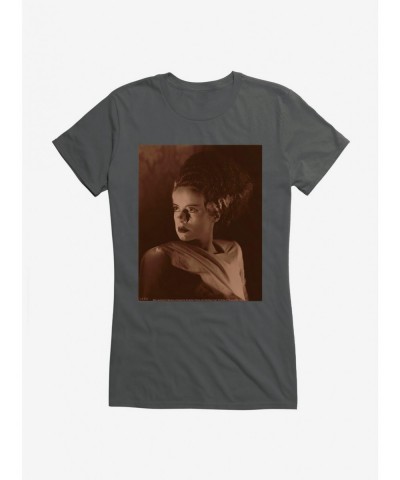 Value Item Universal Monsters Bride Of Frankenstein Movie Frame Girls T-Shirt $8.37 T-Shirts