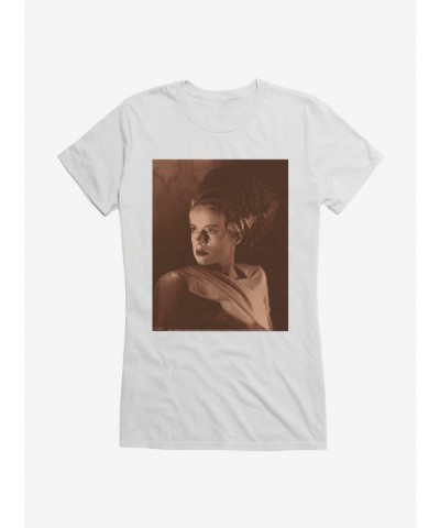 Value Item Universal Monsters Bride Of Frankenstein Movie Frame Girls T-Shirt $8.37 T-Shirts