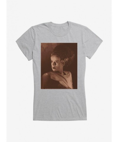 Value Item Universal Monsters Bride Of Frankenstein Movie Frame Girls T-Shirt $8.37 T-Shirts