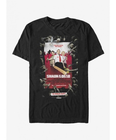 Crazy Deals Shaun of the Dead Poster T-Shirt $8.41 T-Shirts