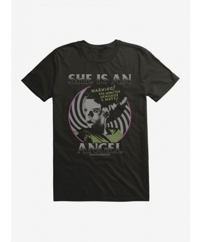 Pre-sale Universal Monsters Bride Of Frankenstein Angel T-Shirt $6.88 T-Shirts