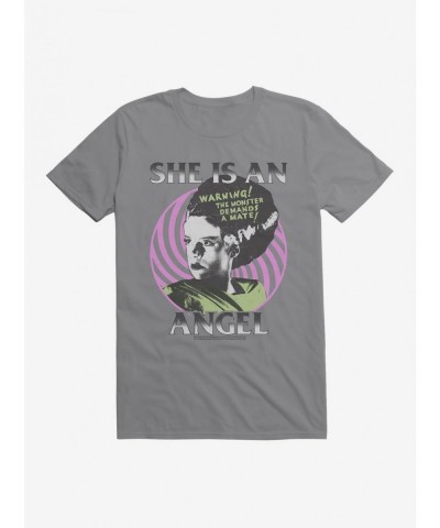 Pre-sale Universal Monsters Bride Of Frankenstein Angel T-Shirt $6.88 T-Shirts