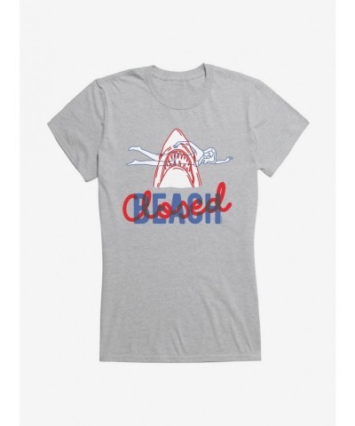 Exclusive Jaws Beach Closed Girls T-Shirt $7.37 T-Shirts